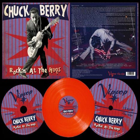 Chuck Berry: Rockin' At The Hops (Limited-Edition), 1 LP und 1 CD