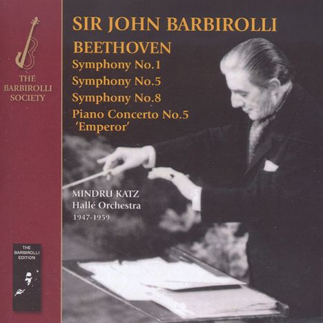 Ludwig van Beethoven (1770-1827): Symphonien Nr.1,5,8, 2 CDs