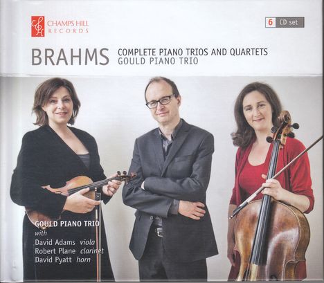 Johannes Brahms (1833-1897): Klaviertrios Nr.1-4, 6 CDs
