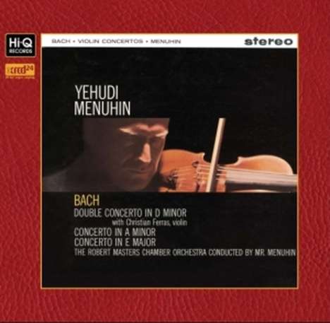 Johann Sebastian Bach (1685-1750): Violinkonzerte BWV 1041-1043, XRCD