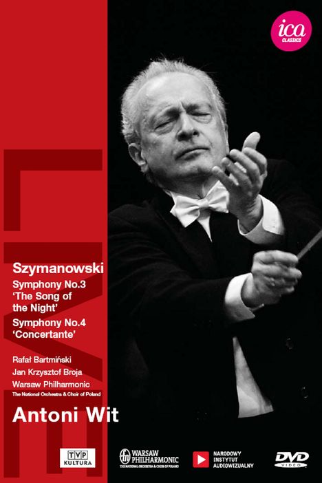 Karol Szymanowski (1882-1937): Symphonien Nr.3 & 4, DVD
