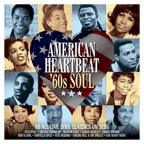 American Heartbeat: 60s Soul, 3 CDs