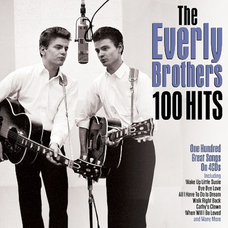 The Everly Brothers: 100 Hits, 4 CDs