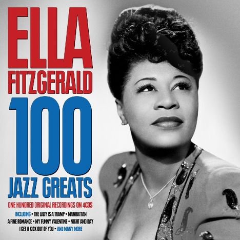 Ella Fitzgerald (1917-1996): 100 Jazz Greats, 4 CDs