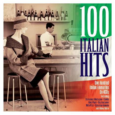 100 Italian Hits, 4 CDs