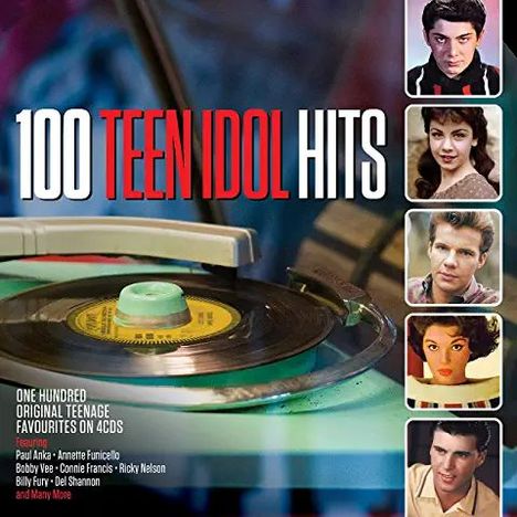Teen Idols - 100 Original Teenage Favourites, 4 CDs