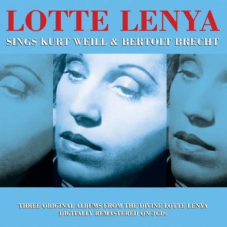 Lotte Lenya: Sings Kurt Weil &amp; Bertholt Brecht, 3 CDs