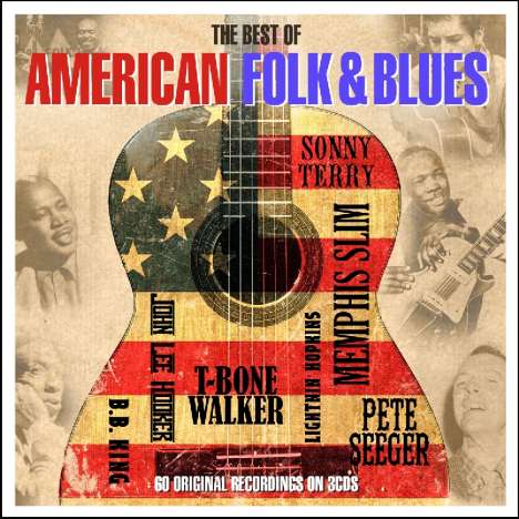 Best Of American Folk &amp; Blues, 3 CDs