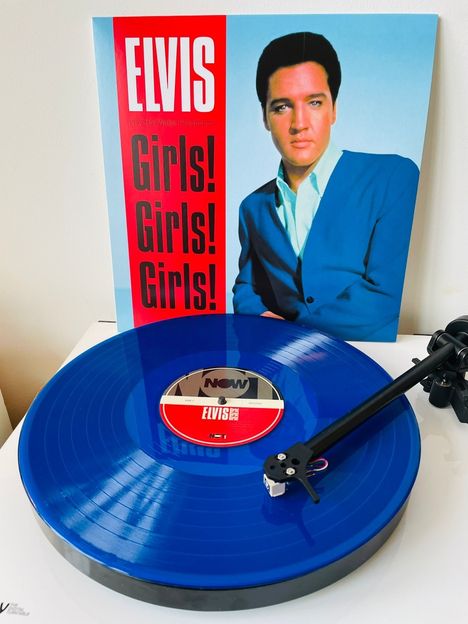 Elvis Presley (1935-1977): Girls! Girls! Girls! (180g) (Blue Vinyl), LP