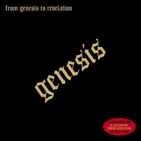 Genesis: From Genesis To Revelation (180g) (Limited Edition) (Clear Vinyl), LP