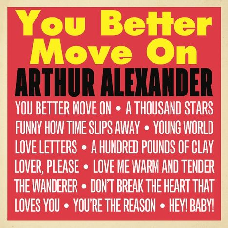 Arthur Alexander: You Better Move On (180g), LP
