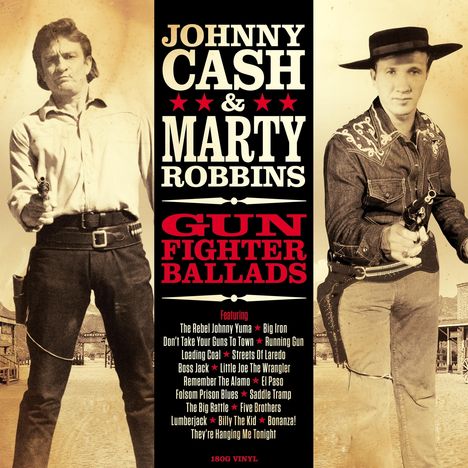 Johnny Cash &amp; Marty Robbins: Gunfighter Ballads (180g), LP