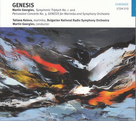 Martin Georgiev (geb. 1983): Percussion-Konzert Nr.3 "Genesis", CD