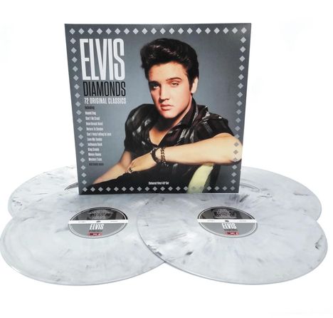 Elvis Presley (1935-1977): Diamonds: 72 Original Classics (Clear Transparent Vinyl), 4 LPs