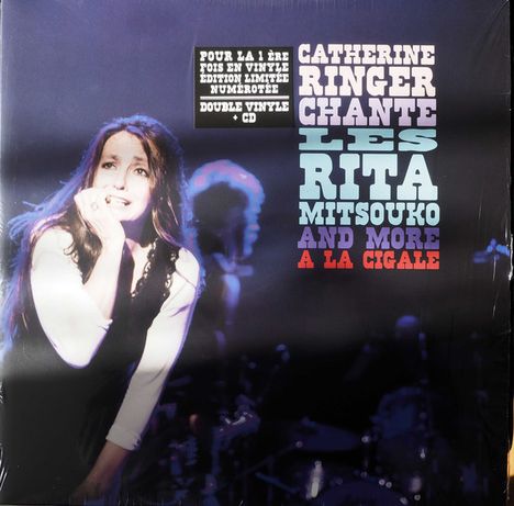 Catherine Ringer: Catherine Ringer Chante Les Rita Mitsouko And More A La Cigale (Limited-Numbered-Edition), 2 LPs und 1 CD