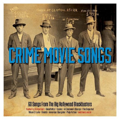 Filmmusik: Crime Movie Songs: 60 Songs From Big Hollywood Blockbusters, 3 CDs