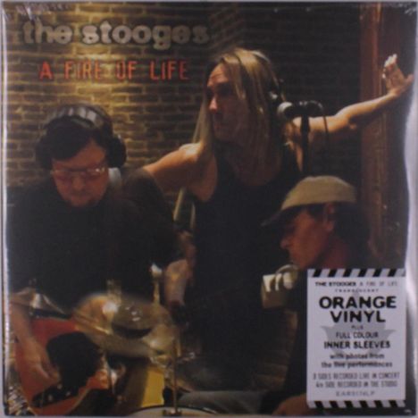 The Stooges: A Fire Of Life (Translucent Orange Vinyl), 2 LPs
