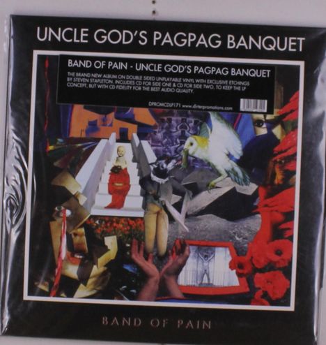 Band Of Pain: Uncle God's Pag Pag Banquet, 1 LP und 2 CDs