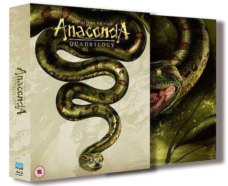 Anaconda 1-4 (Blu-ray) (UK Import), 3 Blu-ray Discs