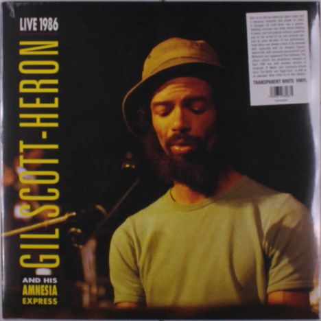 Gil Scott-Heron (1949-2011): Live 1986 (Transparent White Vinyl), LP