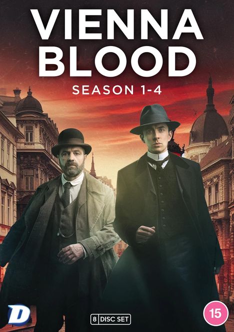 Vienna Blood Season 1-4 (UK Import), 8 DVDs