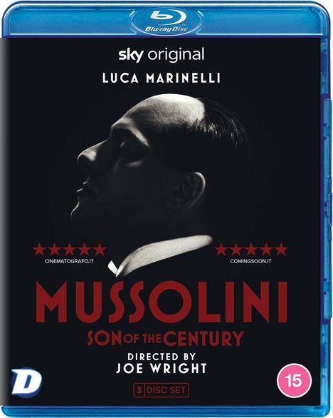 Mussolini: Son Of The Century (2024) (Blu-ray) (UK Import), 3 DVDs