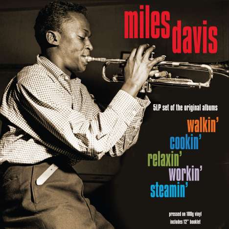 Miles Davis (1926-1991): Walkin' / Cookin' / Relaxin' / Workin' / Steamin' (180g), 5 LPs
