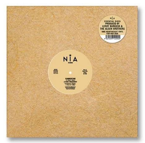 NIA Essential Disco produziert von Leroy Burgess & The Aleem Brothers. Braune Plattenhülle mit mittigem runden Label.