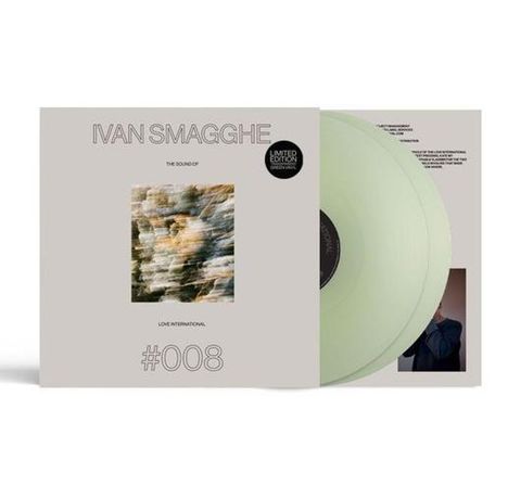 Text: "IVAN SMAGGHE", "The Sound Of", "LIMITED EDITION", "LOVE INTERNATIONAL", "#008". 

Ein hellgrünes Vinyl mit stilvollem Coverdesign.