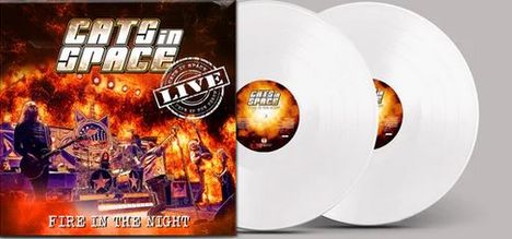 Cats In Space: Fire In The Night: Live (White Vinyl), LP