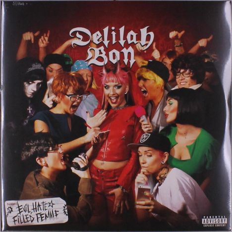 Delilah Bon: Evil Hate Filled Female, 2 LPs