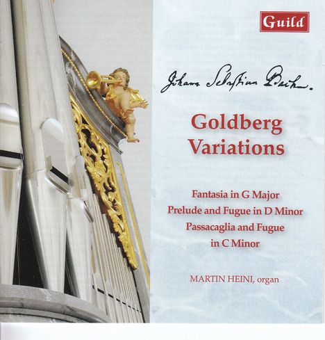 Johann Sebastian Bach (1685-1750): Goldberg-Variationen BWV 988 für Orgel, 2 CDs