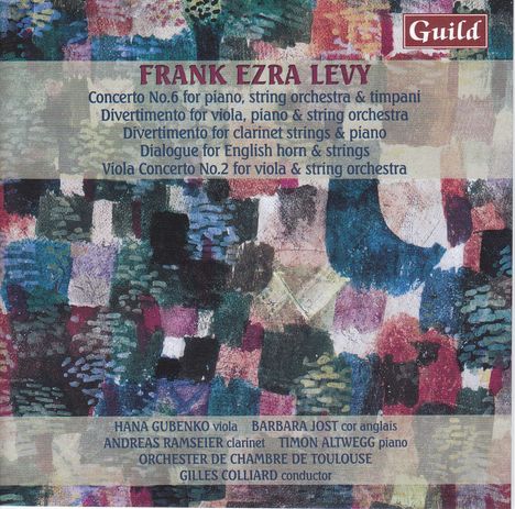 Frank Ezra Levy (geb. 1930): Konzert Nr.6 für Klavier, Streichorchester &amp; Timpani, CD