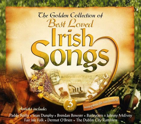 Various Artists: Best Loved Irish Songs, 3 CDs