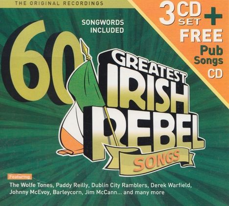 60 Greatest Irish Rebel Songs, 4 CDs