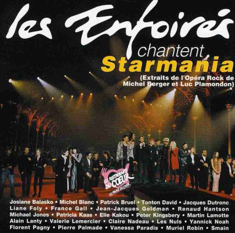 Les Enfoires Chantent Starmania, CD