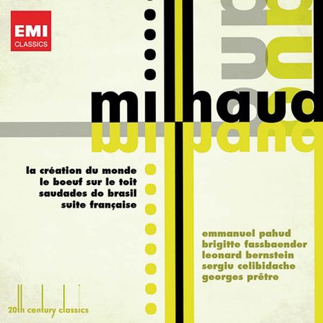Darius Milhaud (1892-1974): La Creation du Monde-Ballettmusik, 2 CDs