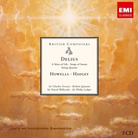 British Composers - Delius/Howells/Hadley, 5 CDs