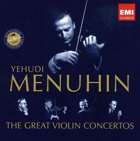 Yehudi Menuhin - The Great Violin Concertos, 10 CDs