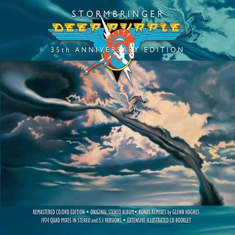 Deep Purple: Stormbringer (35th Anniversary Edition) (CD + DVA), 1 CD und 1 DVD-Audio