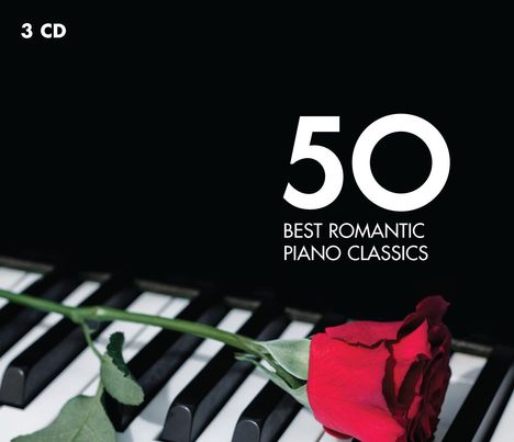 50 Best Romantic Piano Classics, 3 CDs