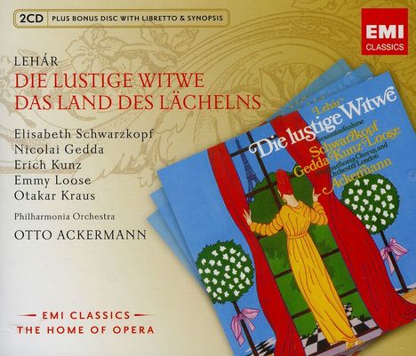 Franz Lehar (1870-1948): Die lustige Witwe, 2 CDs