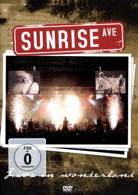 Sunrise Avenue: Live In Wonderland, DVD