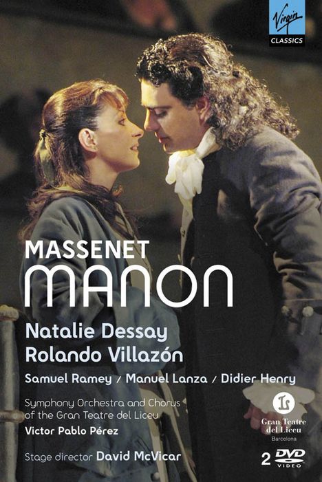 Jules Massenet (1842-1912): Manon, 2 DVDs