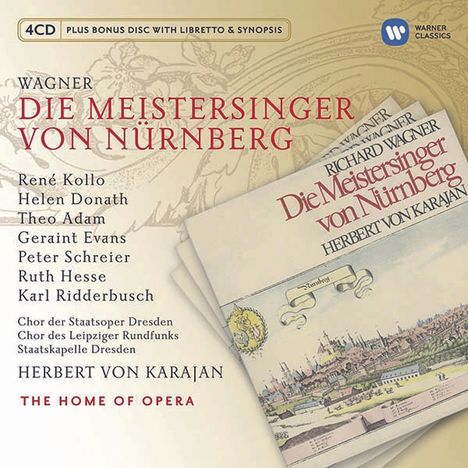 Richard Wagner (1813-1883): Die Meistersinger von Nürnberg, 4 CDs