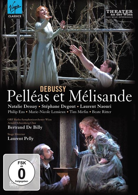 Claude Debussy (1862-1918): Pelleas und Melisande, 2 DVDs