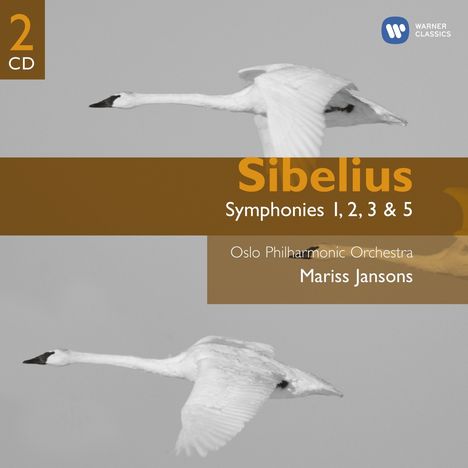 Jean Sibelius (1865-1957): Symphonien Nr.1-3,5, 2 CDs