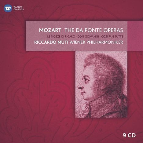 Riccardo Muti dirigiert Mozarts Da Ponte Opern, 9 CDs