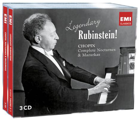 Legendary Rubinstein! - Chopin, 3 CDs