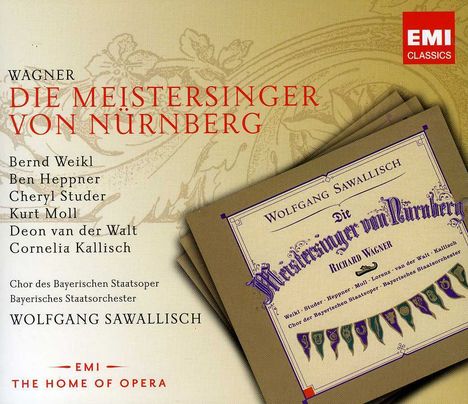 Richard Wagner (1813-1883): Die Meistersinger von Nürnberg, 4 CDs